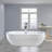 71" x 34" Freestanding Soaking Bathtub