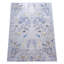 4X6 Modern Gray Birds Machine Washable Area Rug with Built-in Padding and Non-Slip Backing-1013725233
