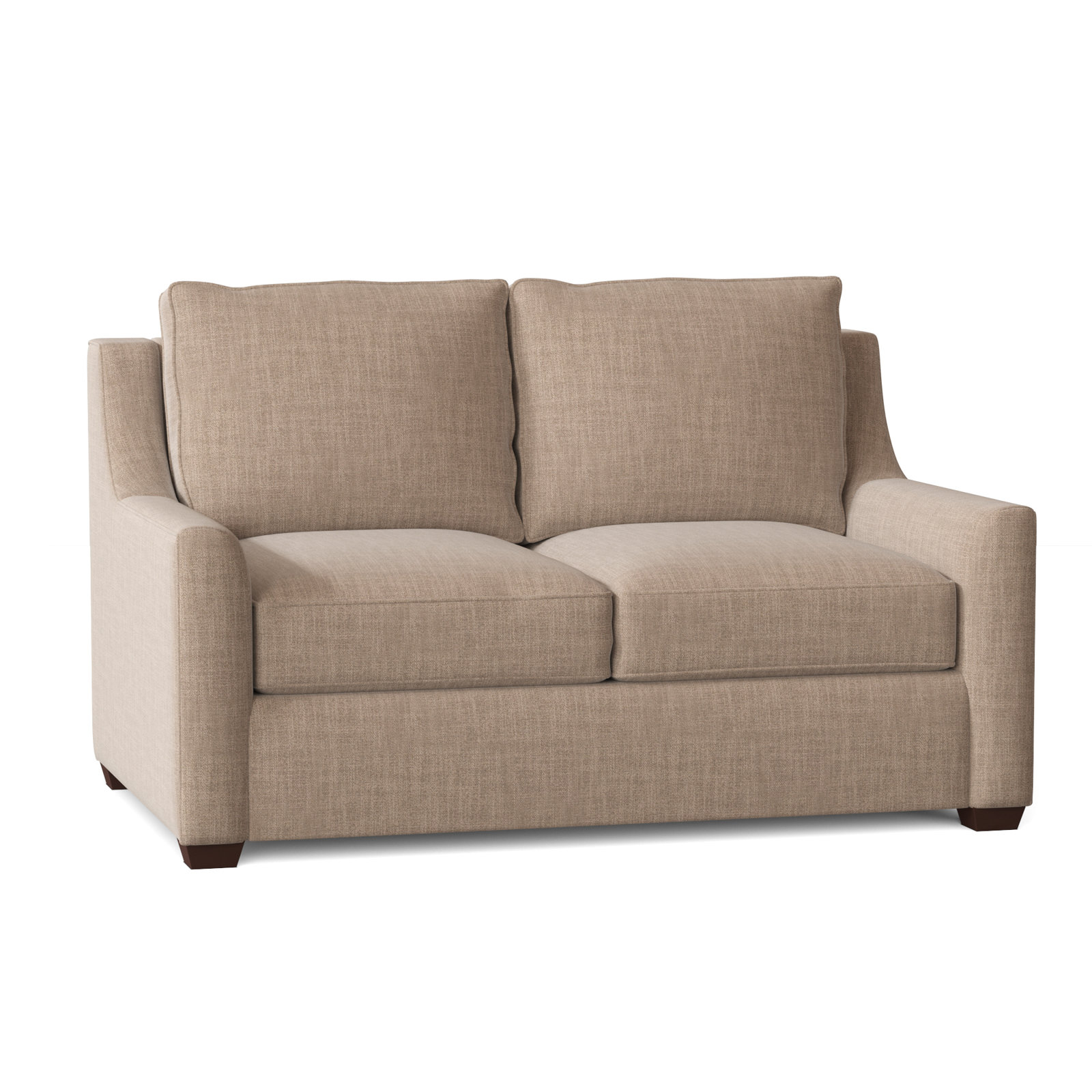 Gemi 56.5'' Upholstered Sofa, Conversation Linen