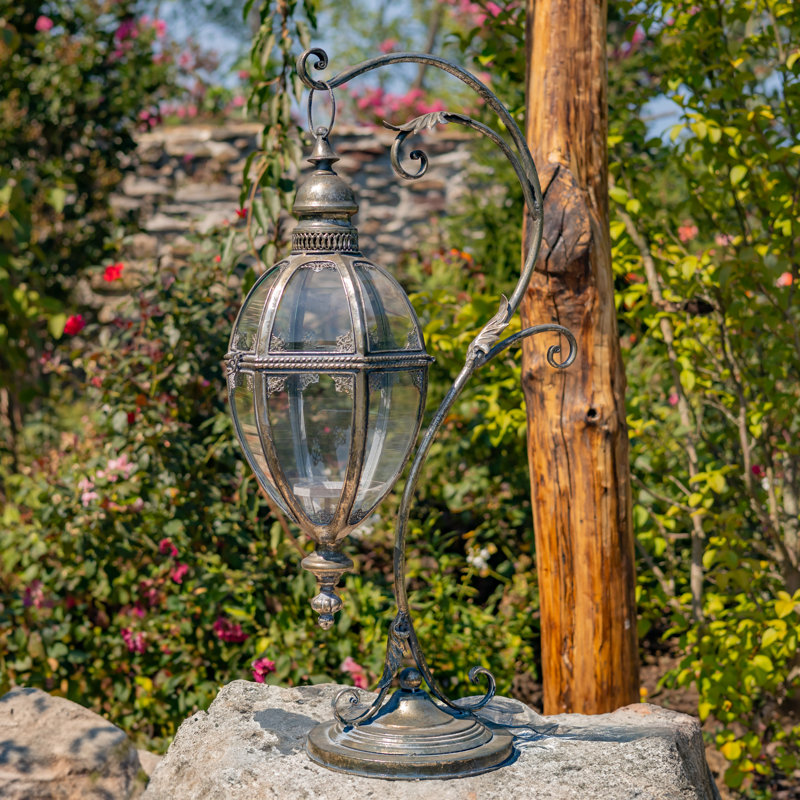 Lampe fantaisie en fer, Argent