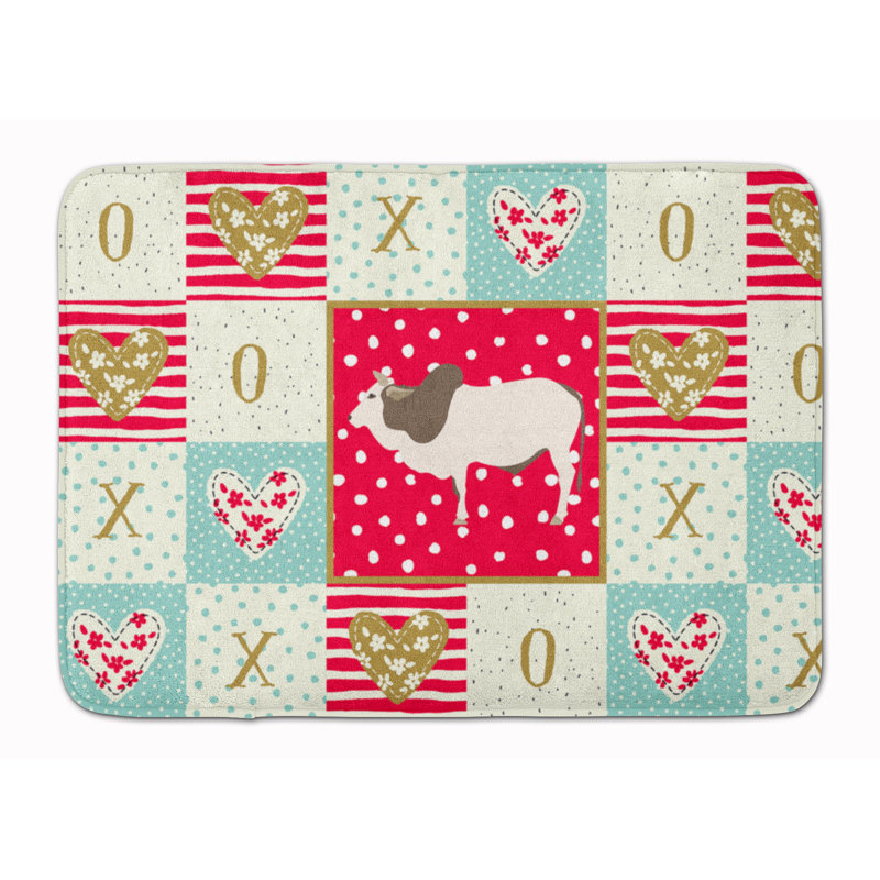 Tapis de cuisine Love, Vache Hildegard Malvi