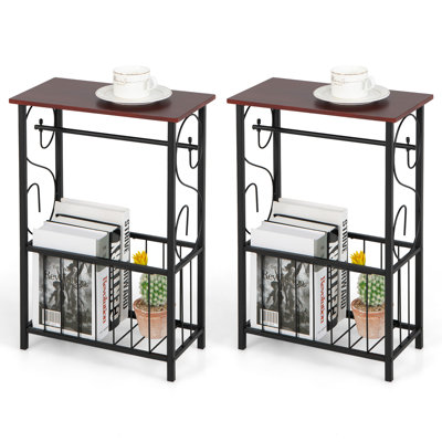 Table de bout avec rangement Evalie