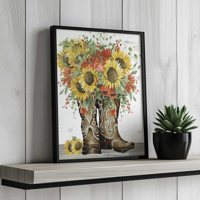 Fall Boots by Cindy Jacobs Art Print