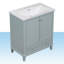 Meuble-lavabo simple 30 po avec comptoir-1065890304