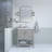 Jegger 30'' Single Bathroom Vanity with Carrara Marble Top-647450313