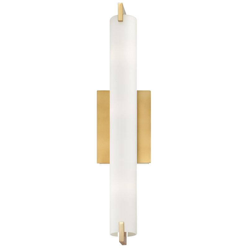 Plafonnier encastré à 1 lumière Bradson, G9 Xénon, Miel doré
