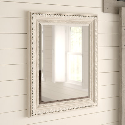 Elisah Solid Wood Flat Wall Mirror