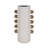 Stoneware Vase with Decorative Spherical Accents and Contemporary Design - Modern Stylish Stoneware Cylinder with Unique Orb Details for Chic Aesthetic Appeal-1270023127