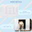 Niche pour chien aquatique - pour animaux de compagnie de taille moyenne, petite et grise, facile à installer, à assembler sans outils