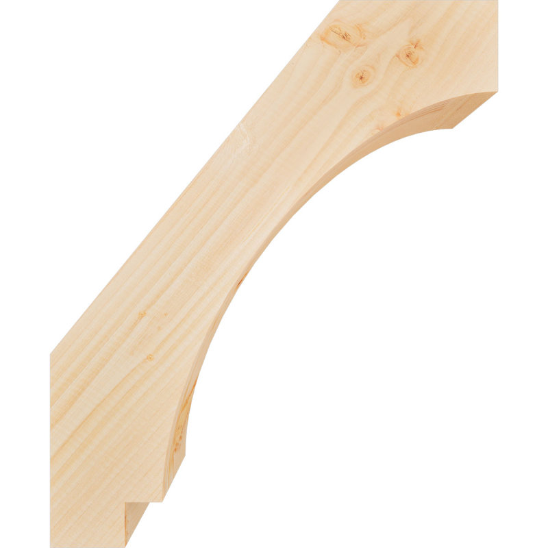 Attelle impériale du genou, Sapin de Douglas, Lisse, H 22 po x l 5,5 po x P 18 po