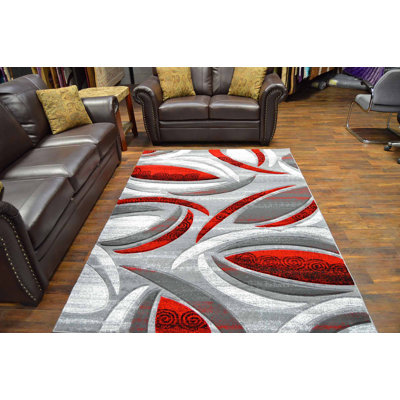 Mccampbell Performance Abstract Indoor Rug