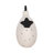 Contemporary Stoneware Ceramic Chicken Figurine Farmhouse Animal Sculpture Modern Decorative Accent Decor Statue