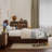 Lamari Solid Wood Storage Platform Bed with Footboard & Under Bed Drawers-4975705-4974094