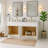 60" Double Bathroom Vanity Base Only-106891077
