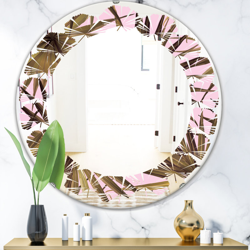 Miroir mural Tropical, H 31,5 po x l po