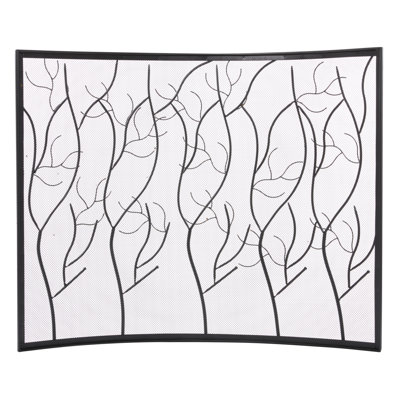 Aashana Iron Fireplace Screen