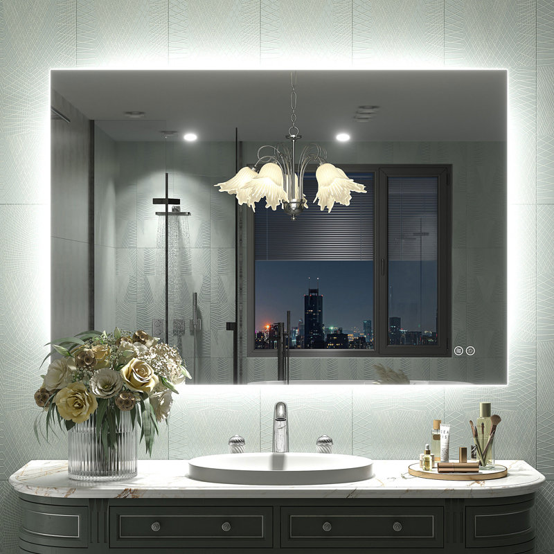 Miroir de salle de bain , 44 po x 30 po