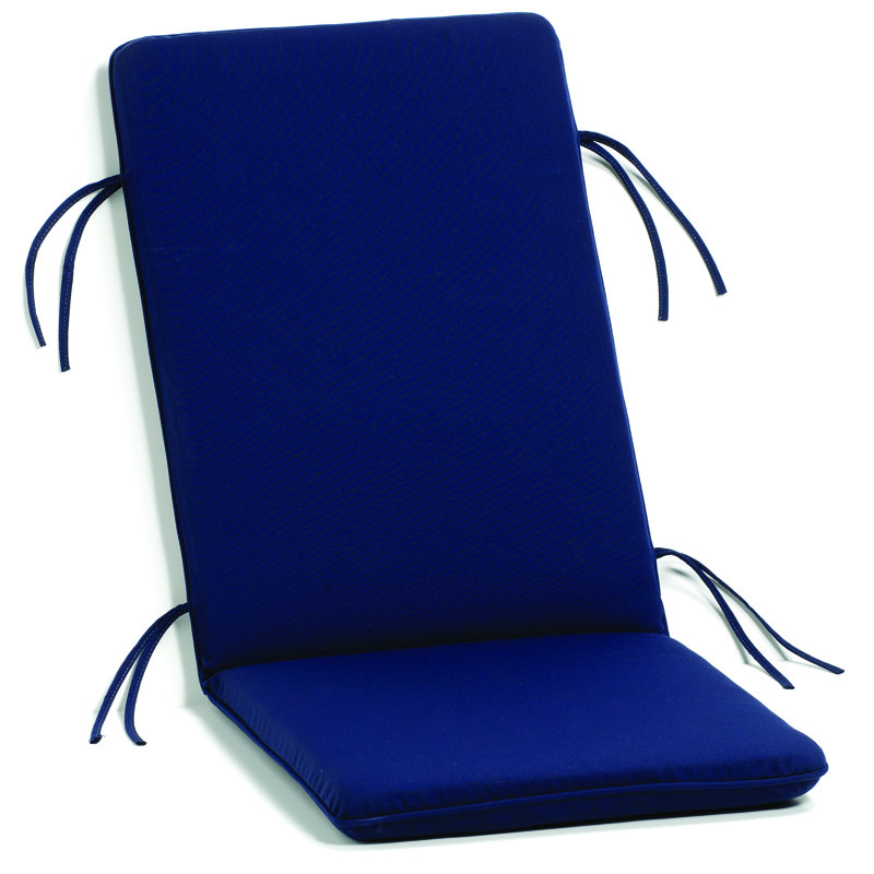 Coussin inclinable d'extérieur Sunbrella, Toile bleu marine