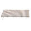 Auvent de terrasse rétractable 12 pi x 8 pi avec auvent et abat-jour manuel avec manivelle pour terrasse, balcon, cour-133654779-133654781