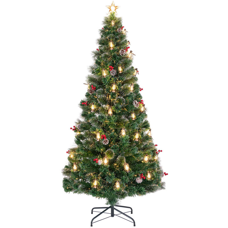 Arbre de Noël artificiel avec 8 modes d'éclairage, 7'