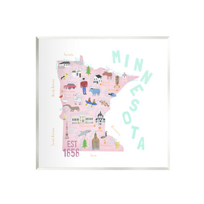 Au-618-Giclee " Pastel Minnesota Sights Landmarks " by Carla Daly