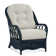 Chaise avec accoudoirs en rotin Everglade