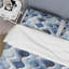 Ensemble de housse de couette Blue Ogee Patterns III - Midcentury-109173194