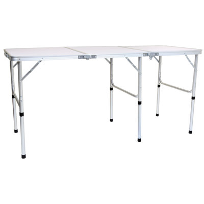 Sotera Rectangular Wood Folding Outdoor Camping Table , 150cm cm W 60cm cm D