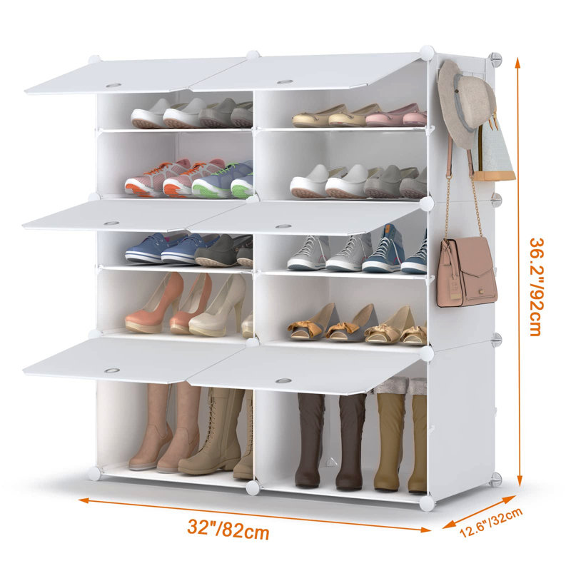 20 Pair Shoe Storage Cabinet