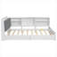 Lit plateforme en bois avec tête de lit avec rangement, tablettes et 2 tiroirs-1243817451-1243817428