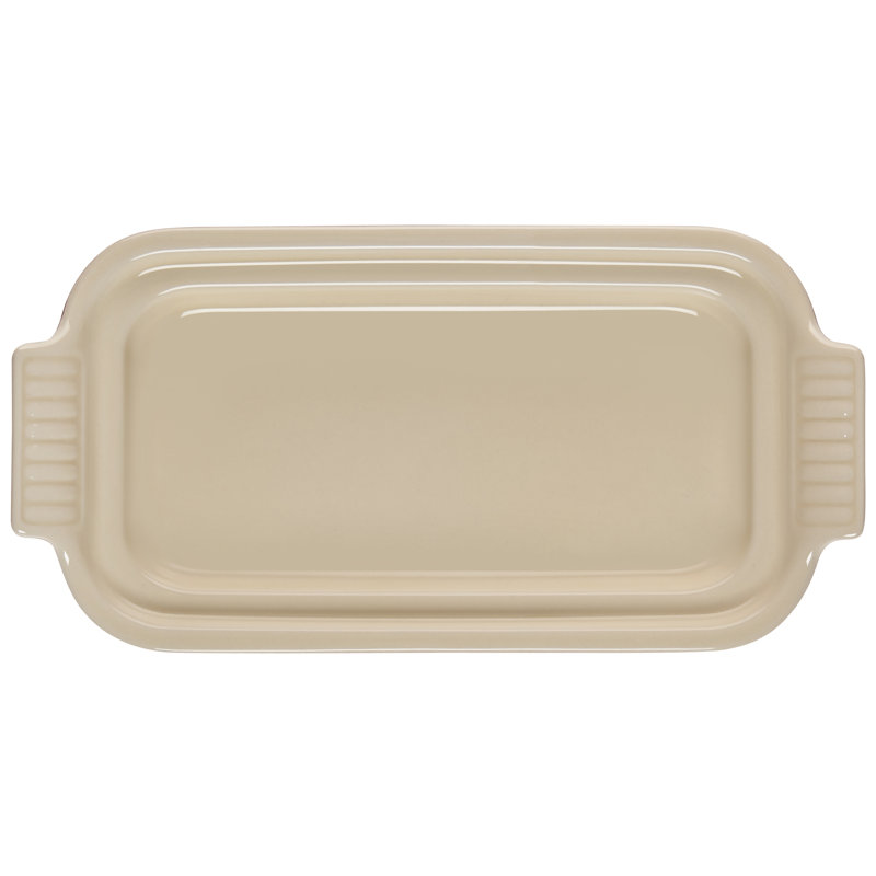 Stoneware Butter Dish, Cerise