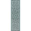 Tapis sarcelle / gris tissé texturé Hagerman-1991950431