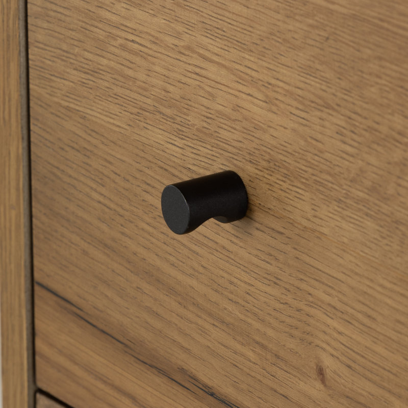 Eaton 3 - Drawer Nightstand, Amber Oak Resin