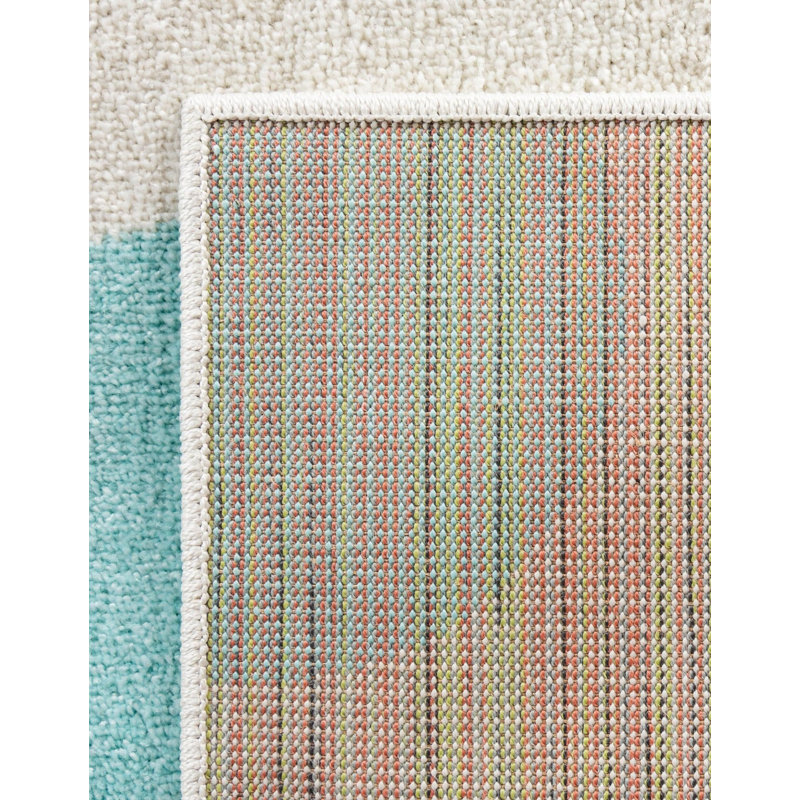  Tapis fantaisie à pois pour enfants, Tapis de couloir 2 pi x 6 pi 1 po