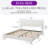 Simple Rectangular Upholstered Platform Bed-874568952
