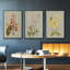 Botanical Array II, ensemble de 3 toiles encadrées sur toile-97760355-97760352
