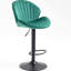 Ensemble de 2 tabourets de bar réglables avec dossier et repose-pieds, chaises de bar à hauteur de comptoir pour la cuisine, le pub-1917095049