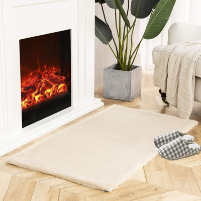 Sumana Faux Fur Washable Indoor Rug
