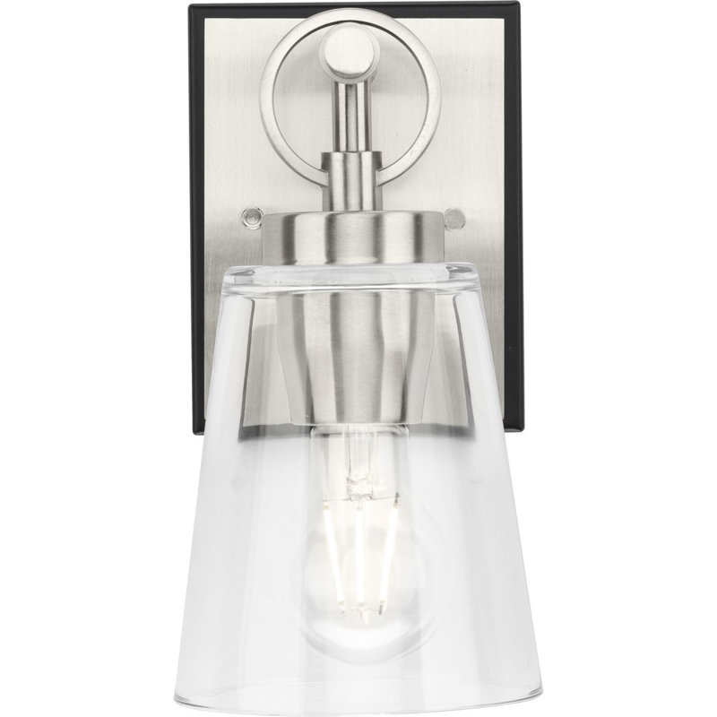 Éclairage pour meuble-lavabo à intensité variable Cassell, Nickel brossé, 1