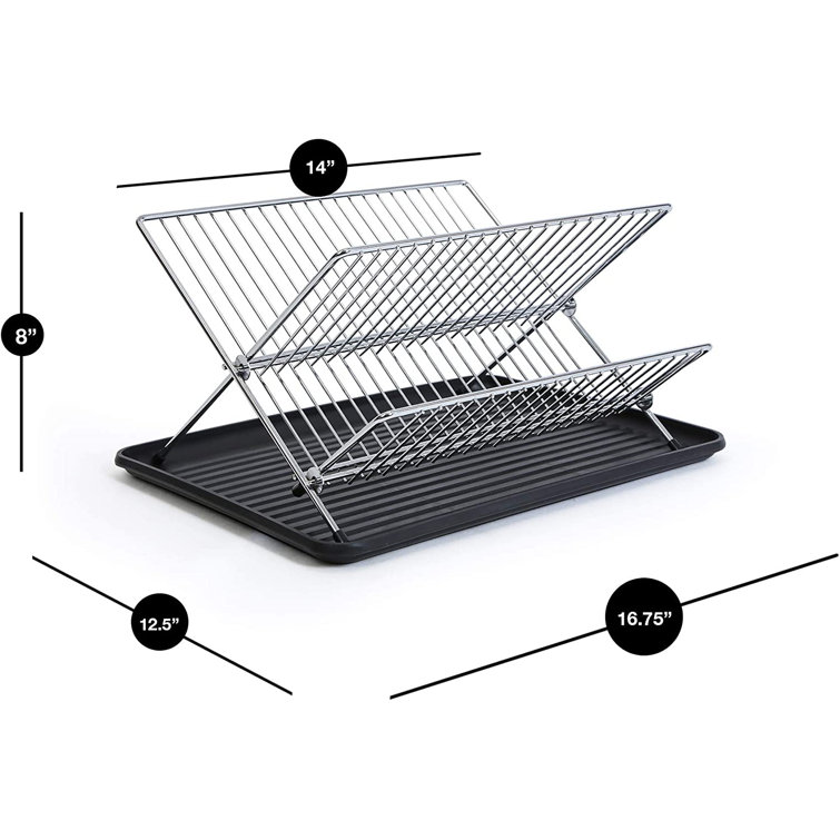 SmartDesign Smart Design Chrome Folding Dish Rack