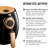 Gotham Steel 3.8 Qt. Ti-Cerama Air Fryer