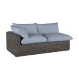Montecito 75.25" Wide Outdoor Wicker Right Hand Facing Loveseat with Cushions