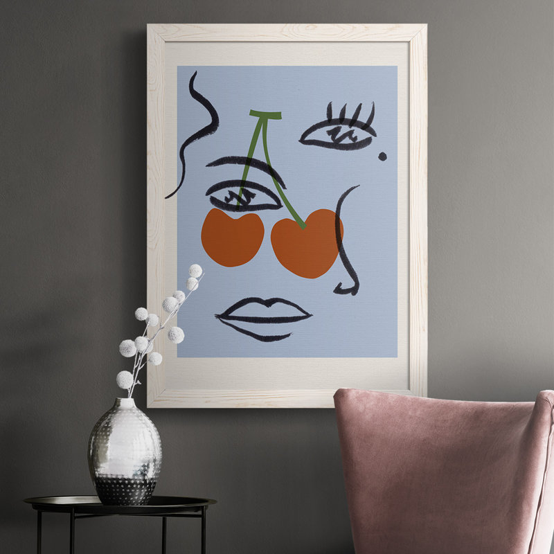 «Cherry Baby I», reproduction de photo sur toile simple, Blanc, H 37,5 po x l 27,5 po x P 1 po