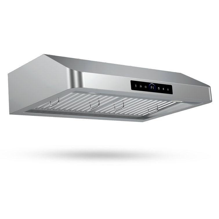 30 Inch Under Cabinet Range Hood 900cfm, 4-speed Smart Vent Hood With Touch Sensor & Remote, Dual Led Lights, Baffle Filters Ducted