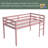 Solid Wooden, Rubber Wooden Twin Loft Bed With Ladder, Bed Platform Of Strengthened Slats-116489137