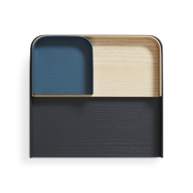 Odds Wood Jewelry Organizer Tray, Mix Blue