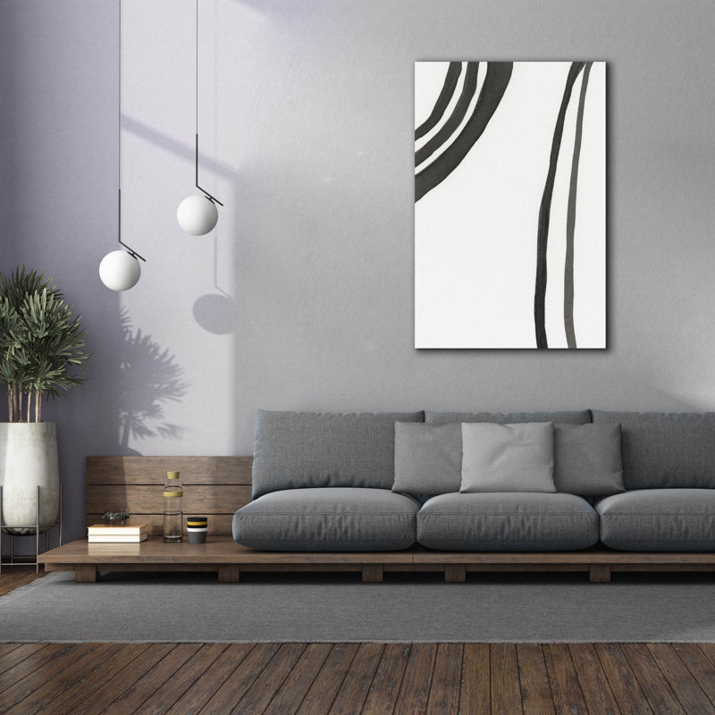 «Ink Lines III» par Regina Moore, H 60 po x l 40 po x P 1,5 po
