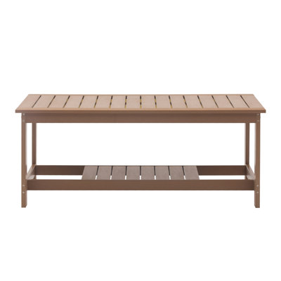 Table basse d'extérieur en plastique