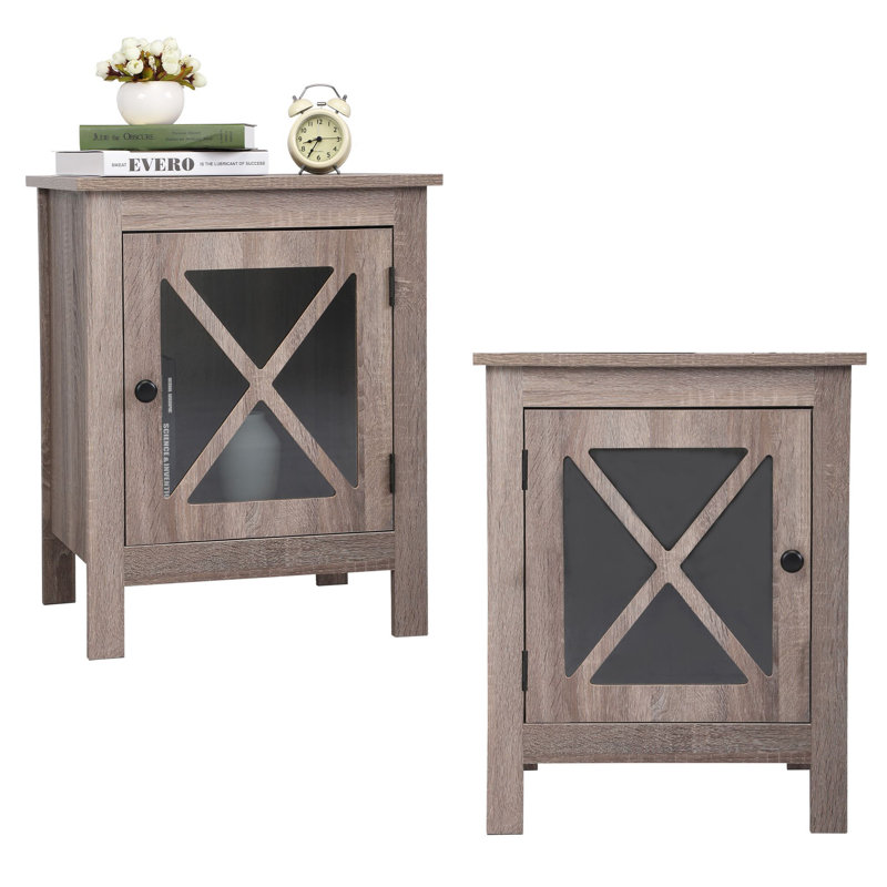 Youlia 18.9'' W Solid Wood Nightstand