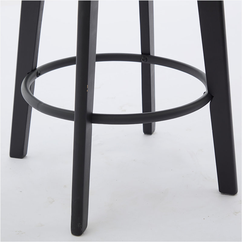 Tabourets de bar pivotants Modern, Jaune, 2